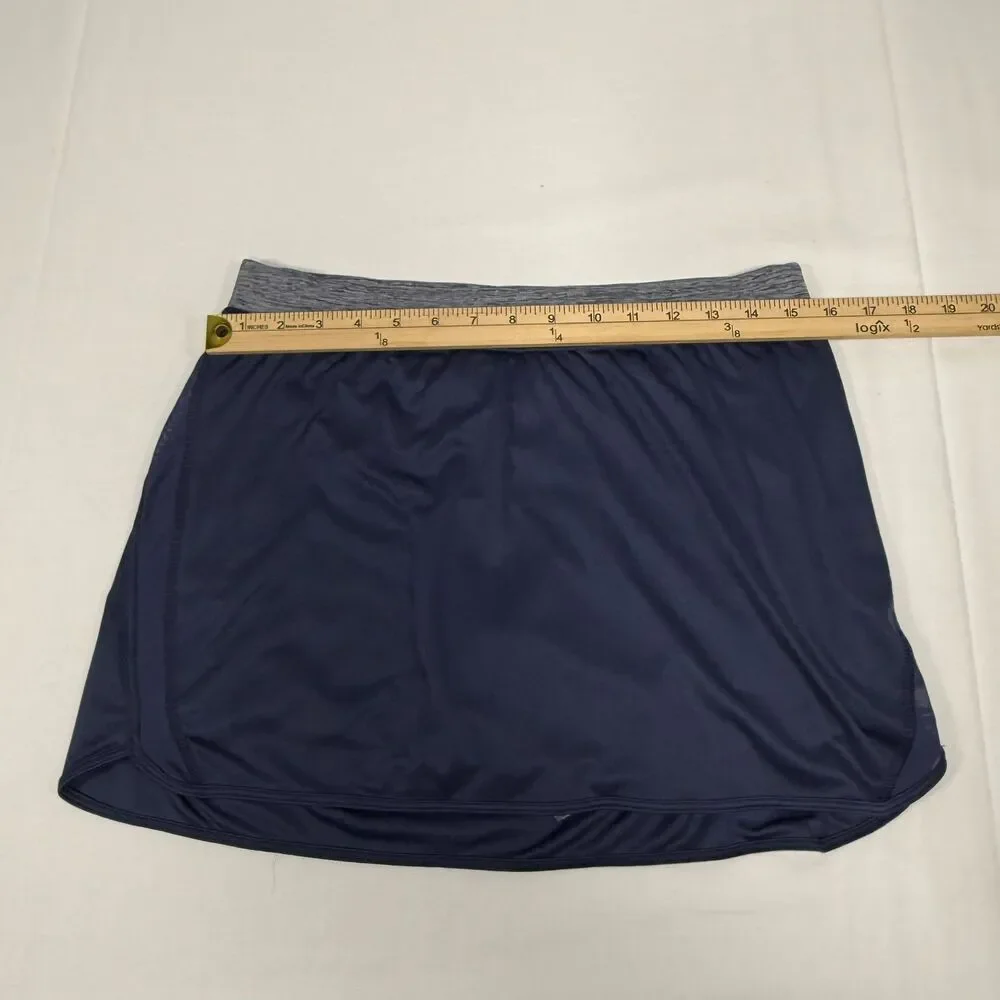 Athletic Tennis C9 Champion Navy Blue Polyester Skort Size L Large
